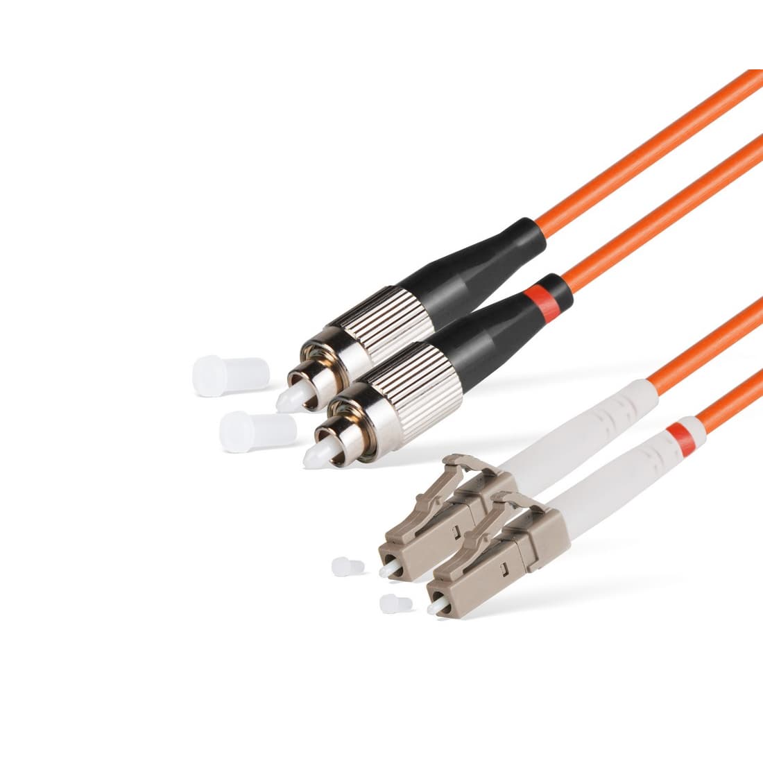 Патч Корд Оптоволоконный FC/UPC-LC/UPC MM OM1 62.5/125 Duplex 3.0мм 1 м