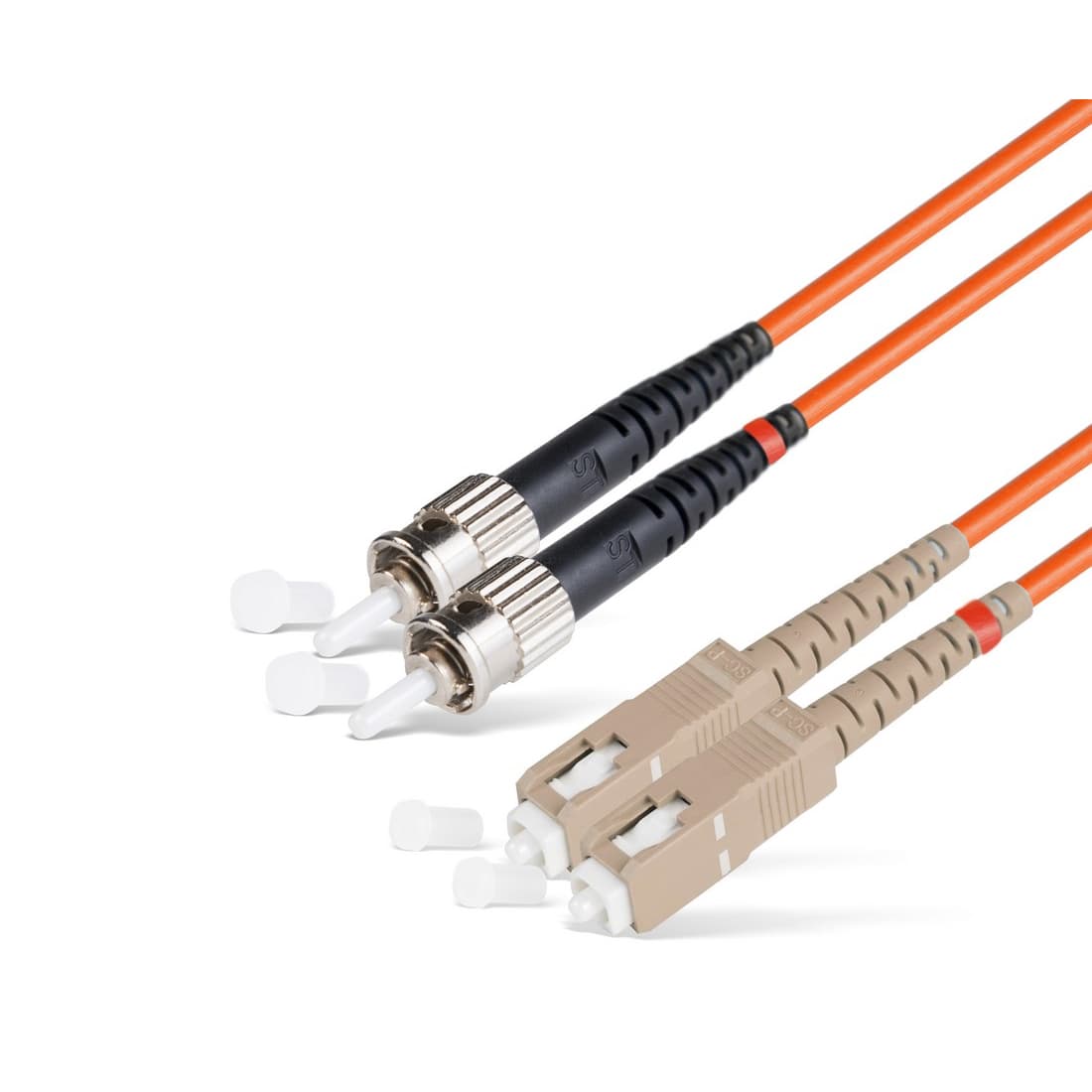 Патч Корд Оптоволоконный SC/UPC-ST/UPC MM OM1 62.5/125 Duplex 3.0мм 1 м