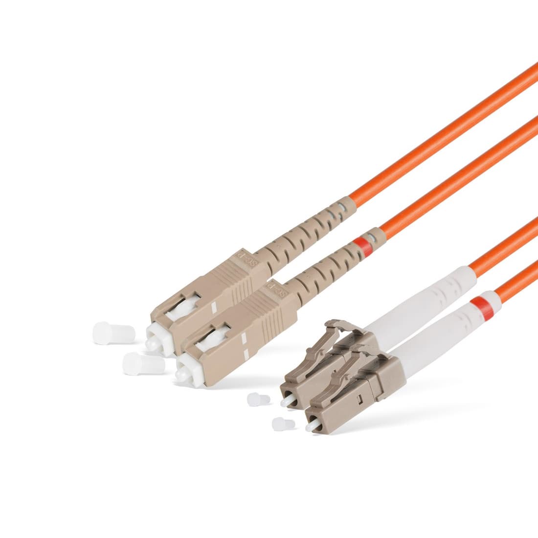Патч Корд Оптоволоконный SC/UPC-LC/UPC MM OM2 50/125 Duplex 3.0мм 1 м