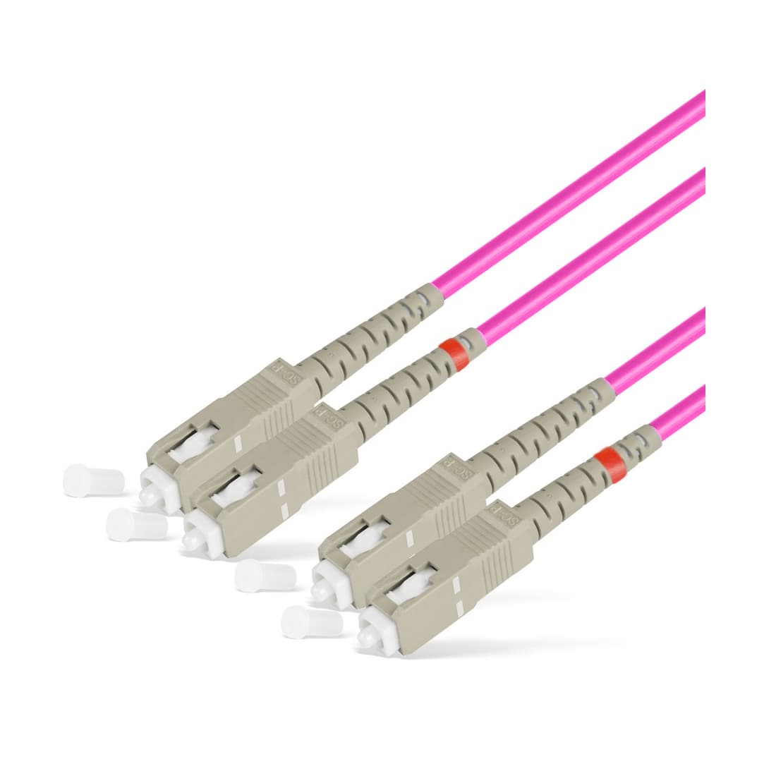 Патч Корд Оптоволоконный SC/UPC-SC/UPC MM OM4 50/125 Duplex 3.0мм 1 м