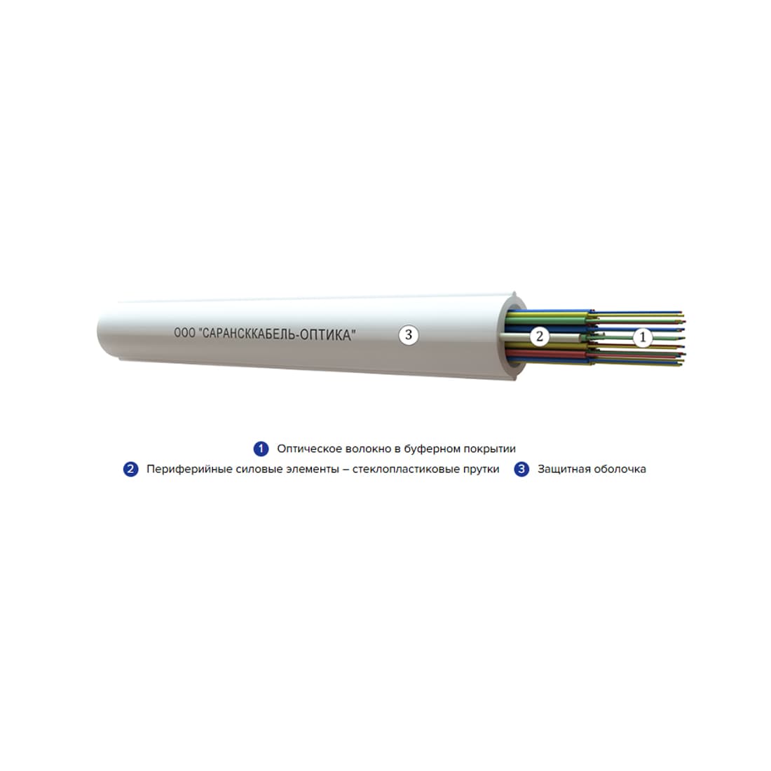 Кабель оптоволоконный ОКВнг(А)-HF-Р-18(G.657.А)
